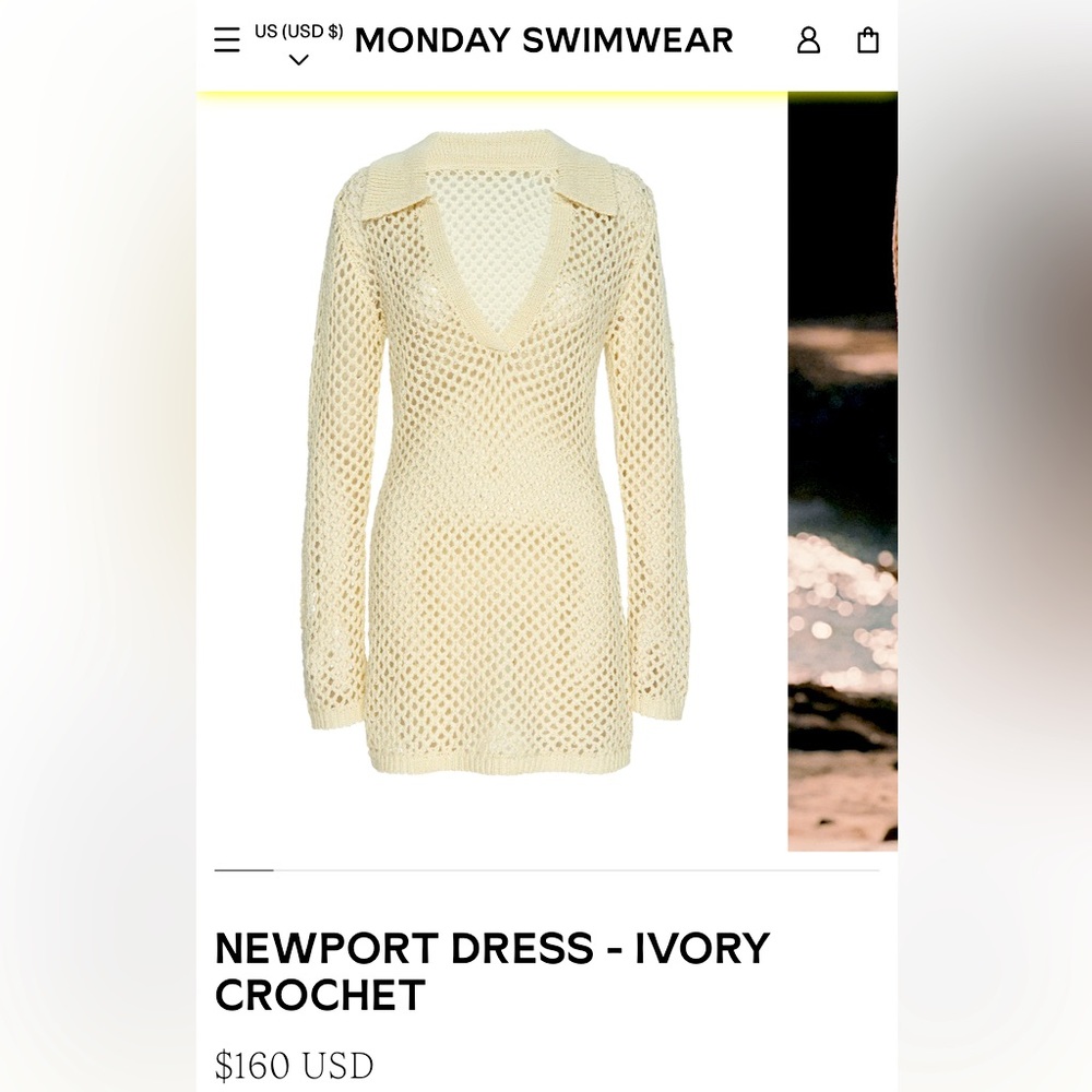 Newport Dress by Monday Swimwear - Size M